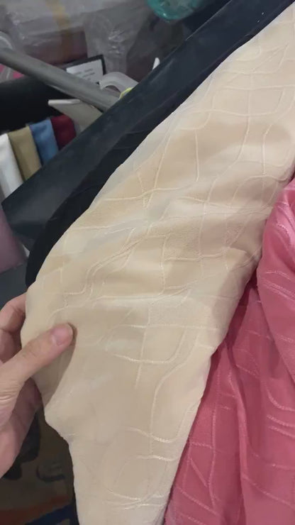 Kain Spandeks Spandex Bordir Ulir Polos