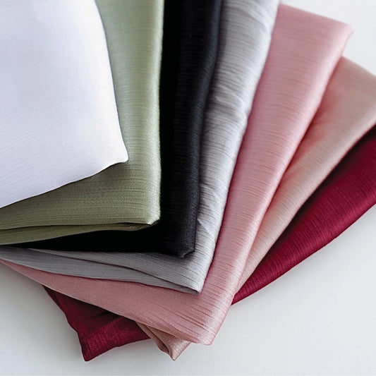 Kain Credenza Silk / Cradenza Silk / Satin Crinkle / Mango Crinkle Rubicon